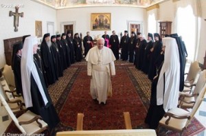 Папа Франциск прийняв у Ватикані єпископів візантійського і латинського обрядів з України